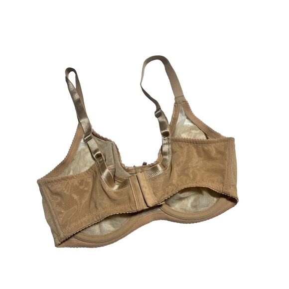 Wacoal Beige Unlined Lace Bra 34D - Picture 2 of 4